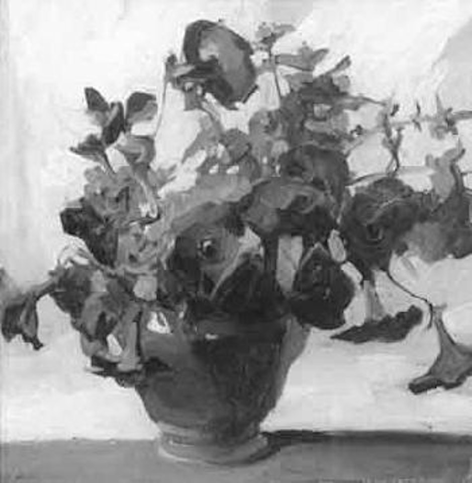 Purple petunias by Jane Peterson