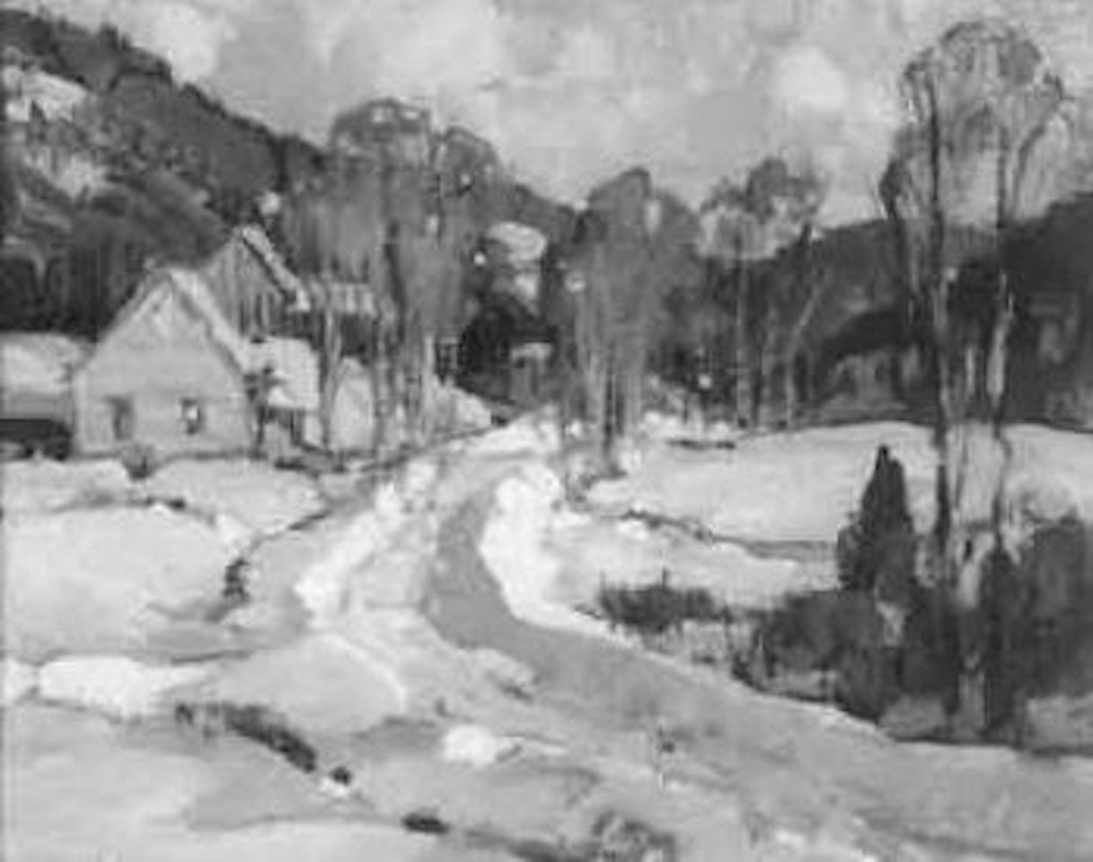 Sunset, winter by Aldro Thompson Hibbard