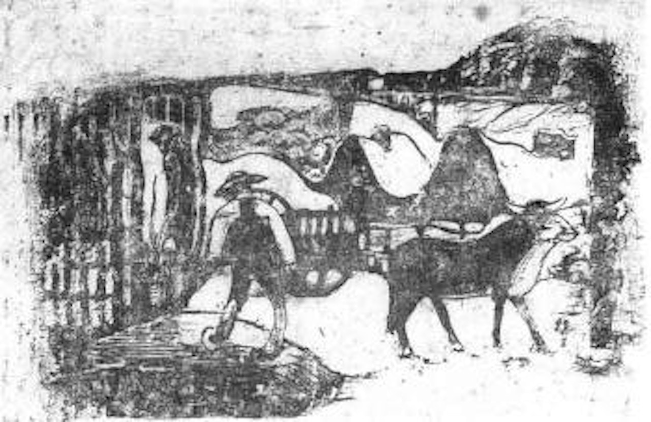 Le char a boeufs by After Paul Gauguin