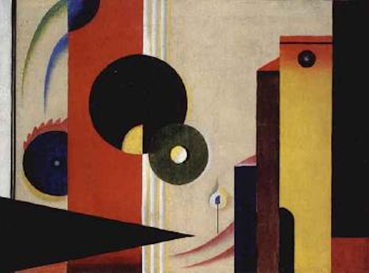 Syuprematist architectural composition by Anna Kogan