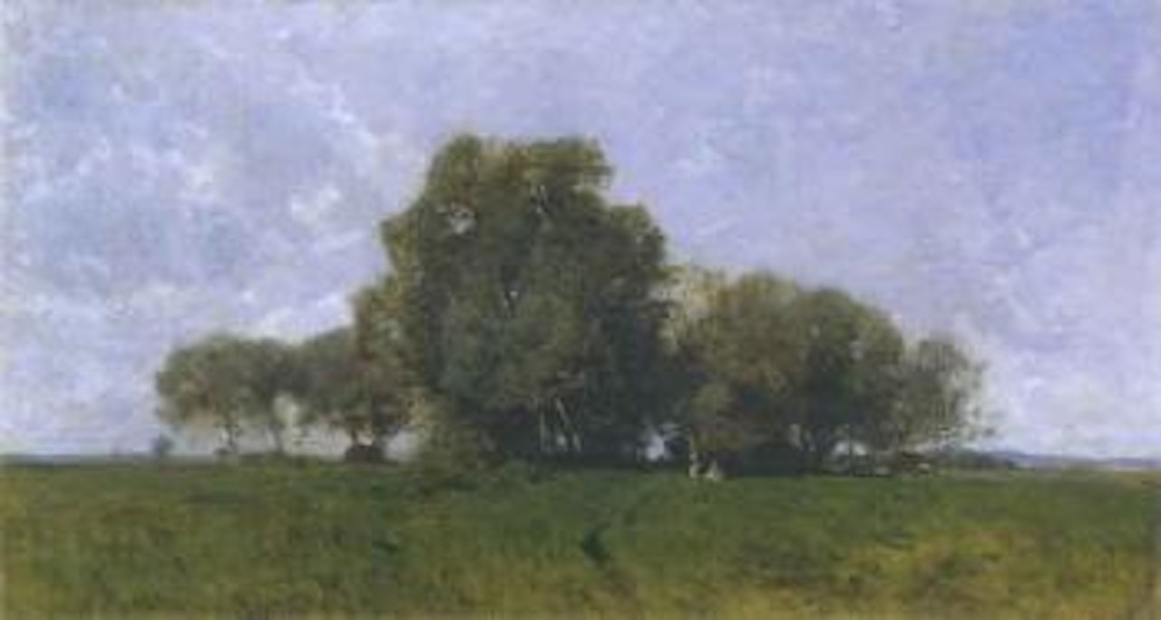 Fisherman's cottage at Szantod by Géza Meszöly