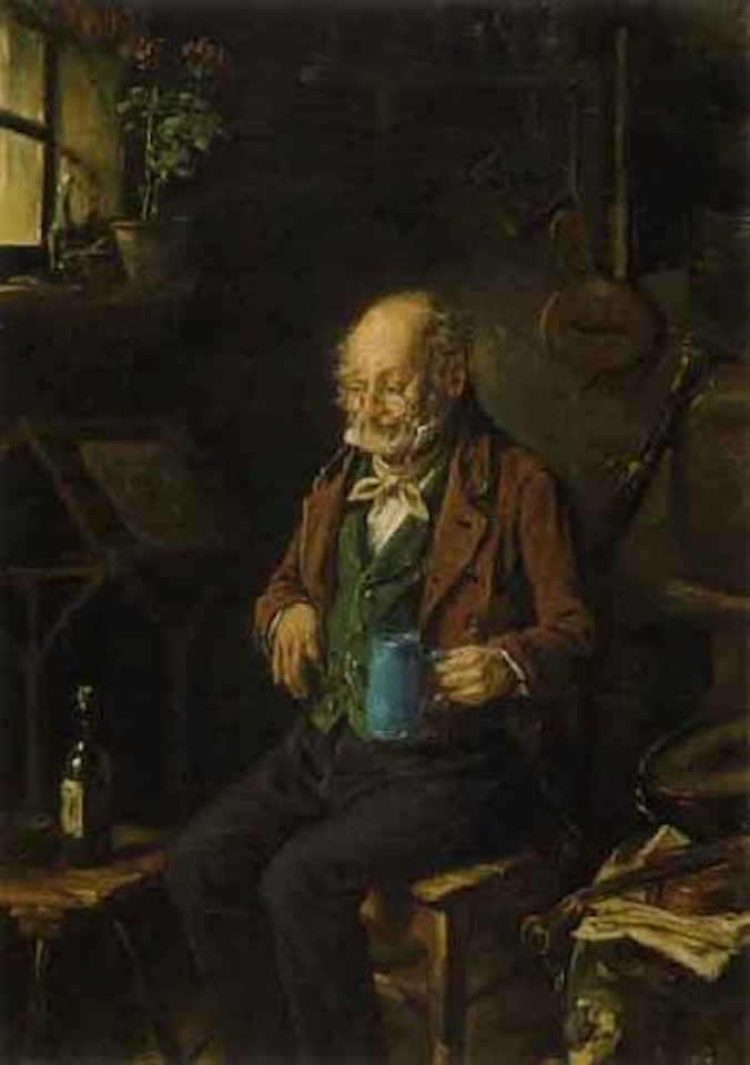 Mender of the old instrument by Hermann Kern