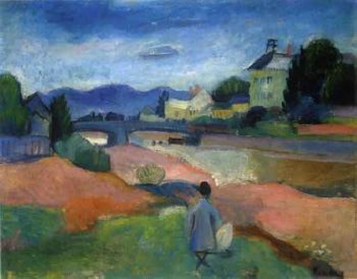 Painter resting by János Kmetty