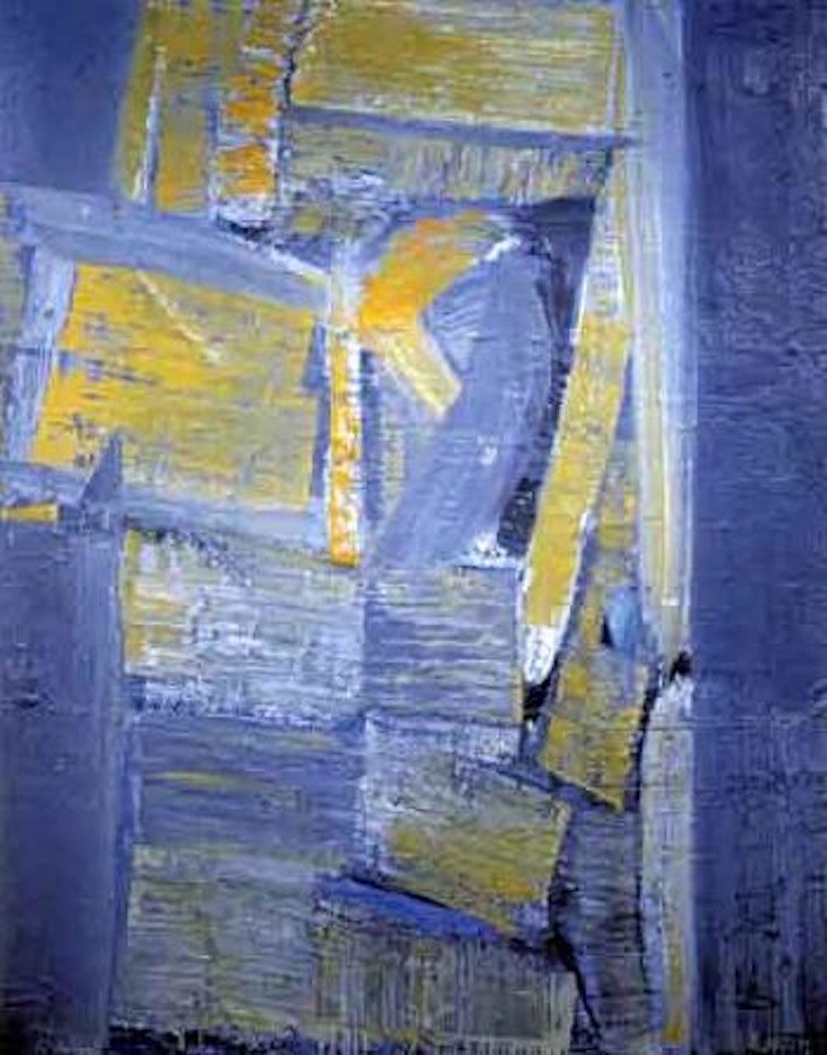 Personnages en gris et faune, hiver by Olivier Debre