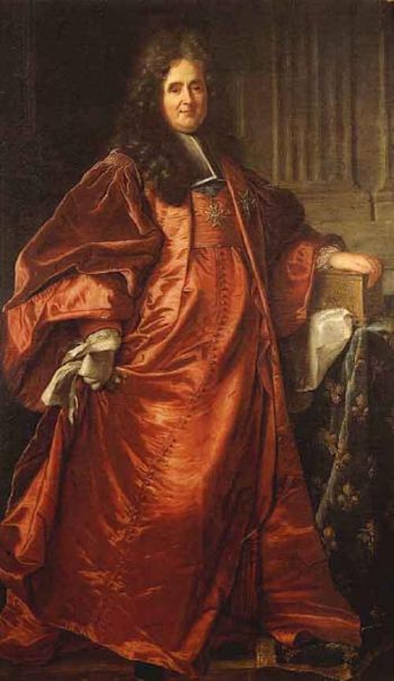 Portrait en pied de Chretien de Lamoignon by Hyacinthe Rigaud