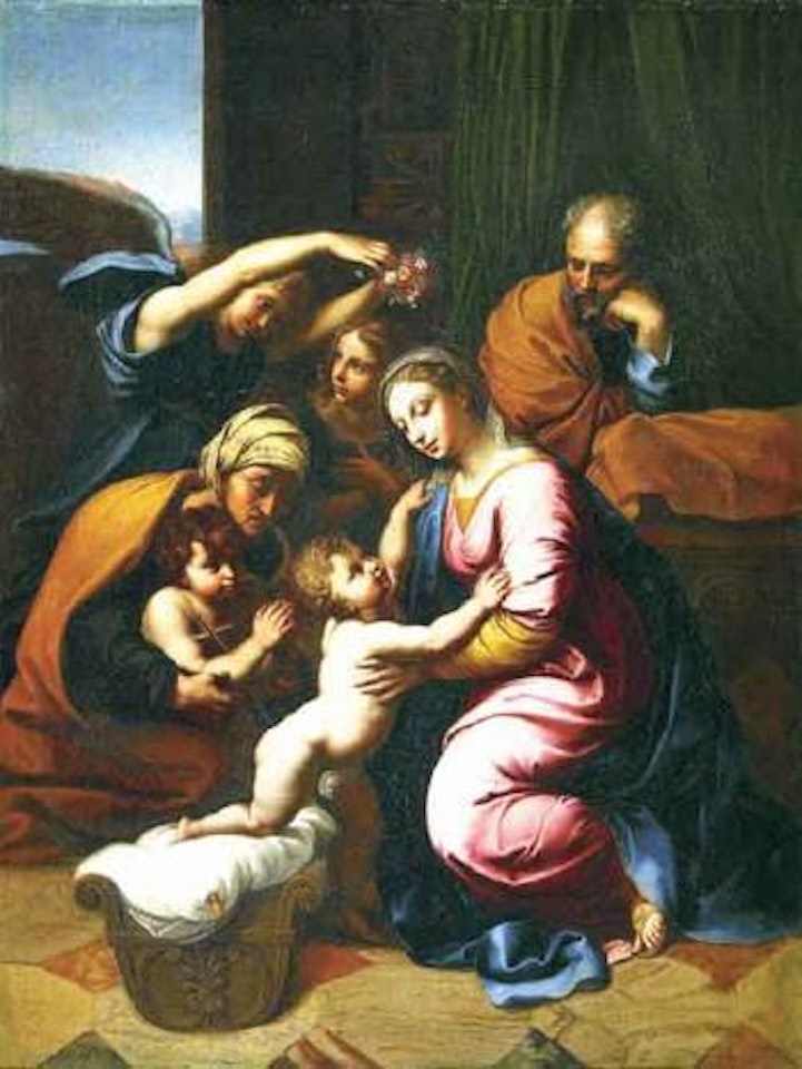 La Sainte famille by French School
