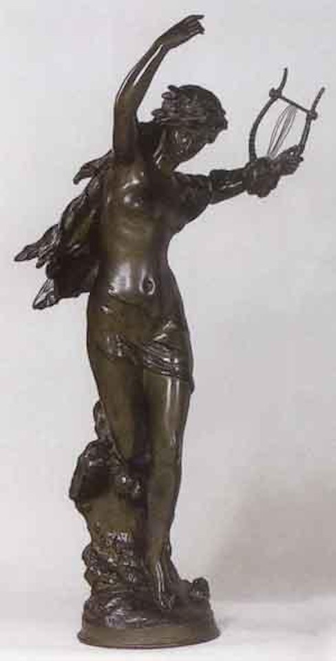 Femme a la lyre by Mathurin Moreau