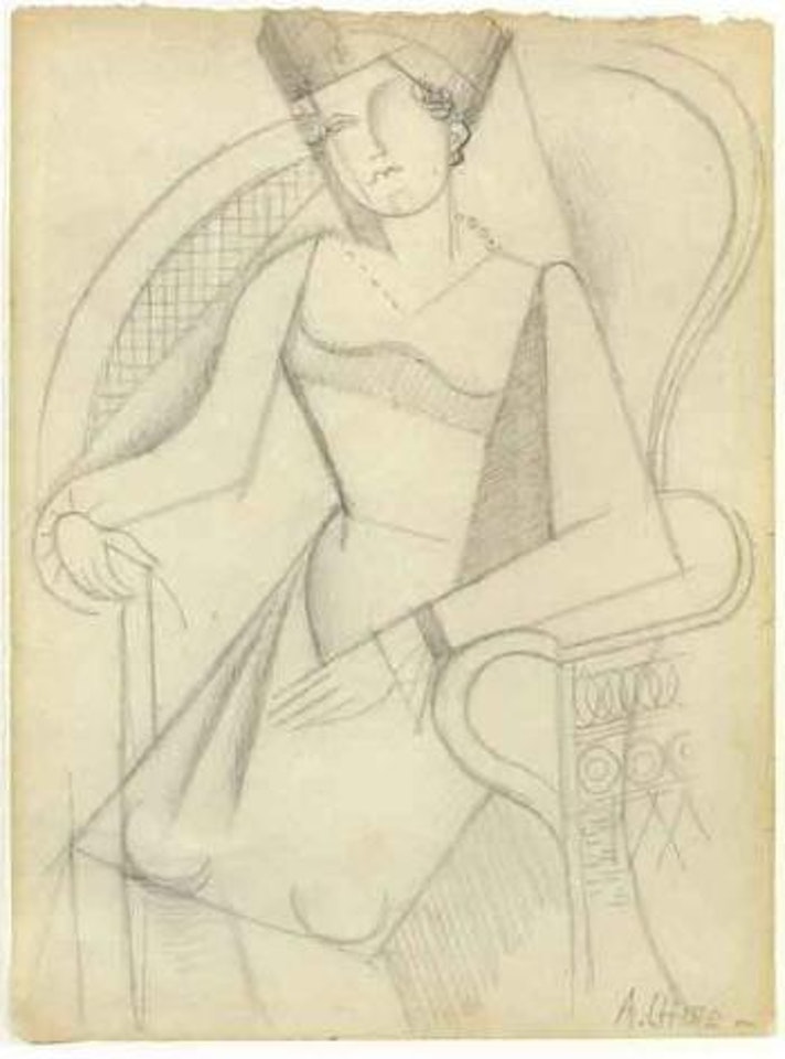 Femme assise dans un fauteuil by André Lhote
