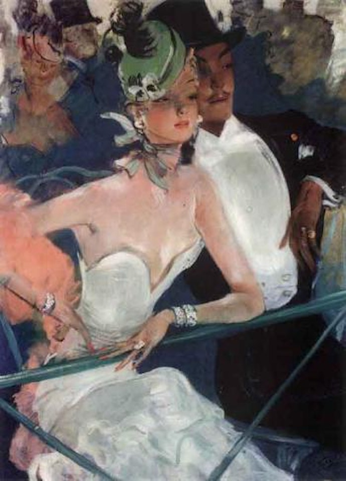 Aux courses by Jean Gabriel Domergue
