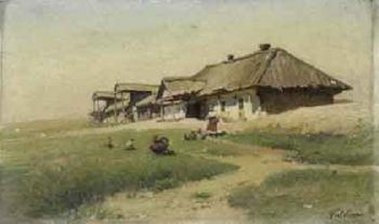 Ferme Ukrainienne by Petr Alekseevich Levchenko