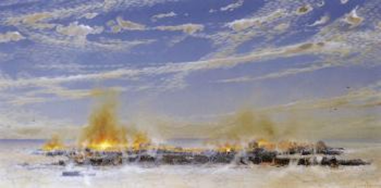 Detritus of noon by Tim Storrier