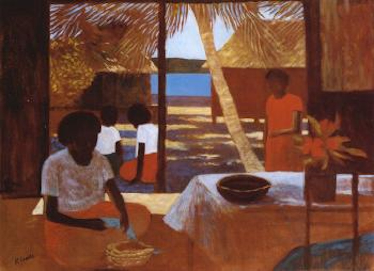 Untitled - Islanders by Ray Austin Crooke