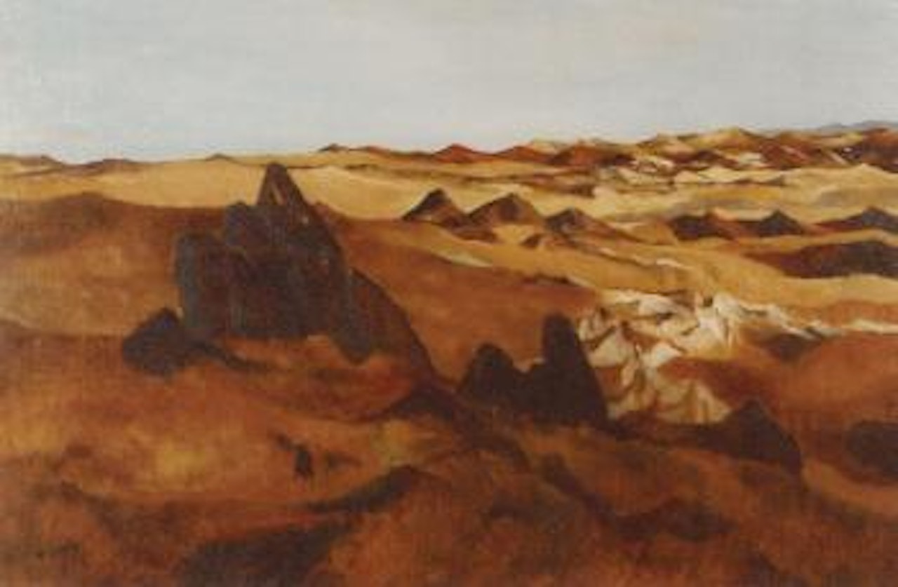 Rocky landscape, Central Australia by Ray Austin Crooke