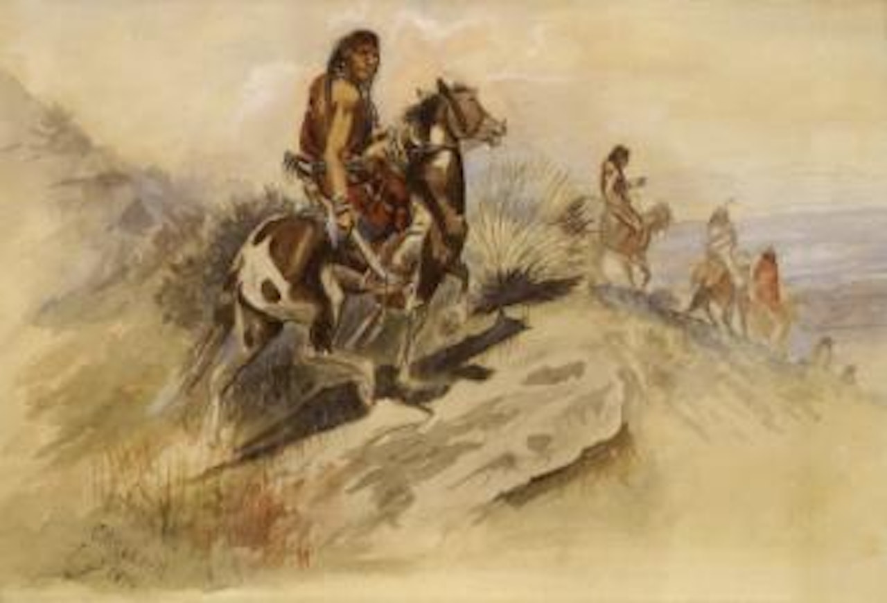 War party by Charles M Russell