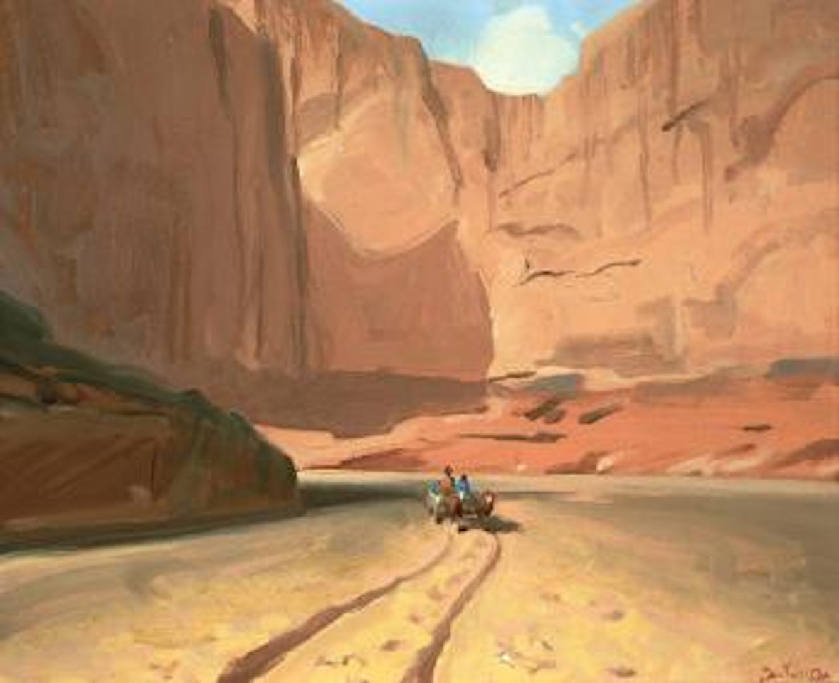 In canyon de Chelly by Gerard Curtis Delano
