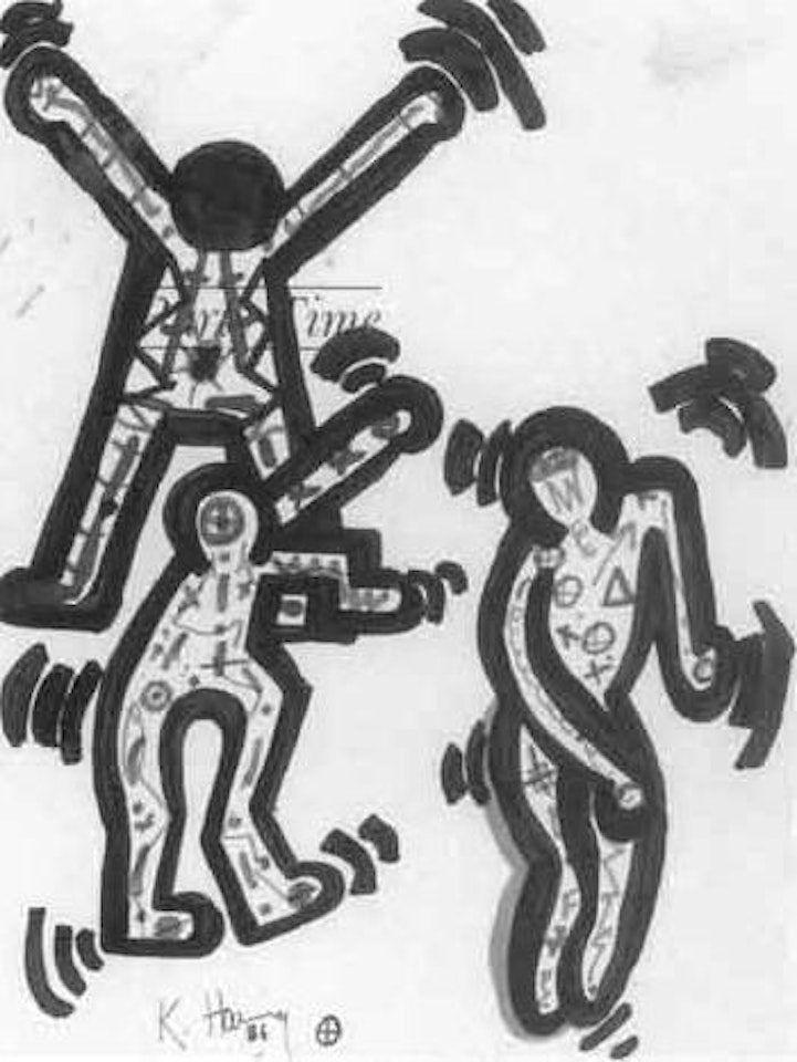 Party time by Keith Haring