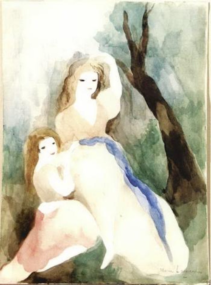Mother and daughter by Marie Laurencin