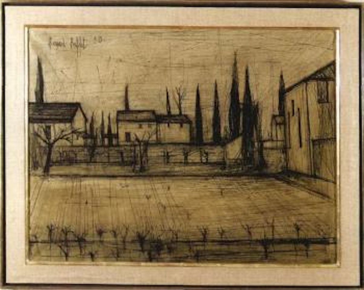 Suburban street by Bernard Buffet