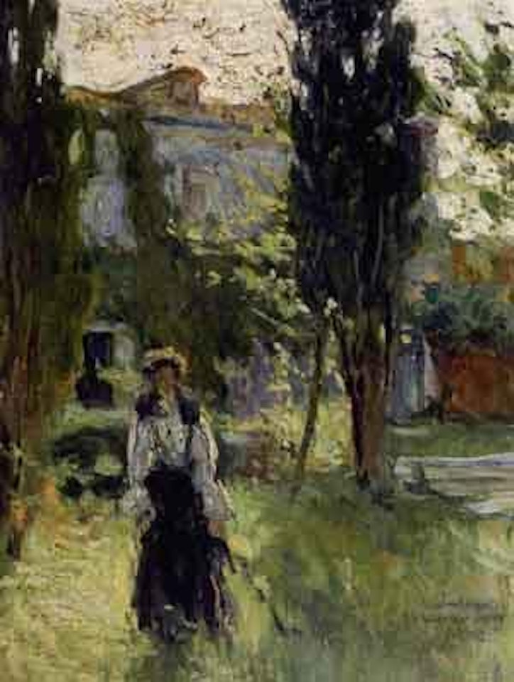 Pomeriggio in giardino by Ugo Flumiani