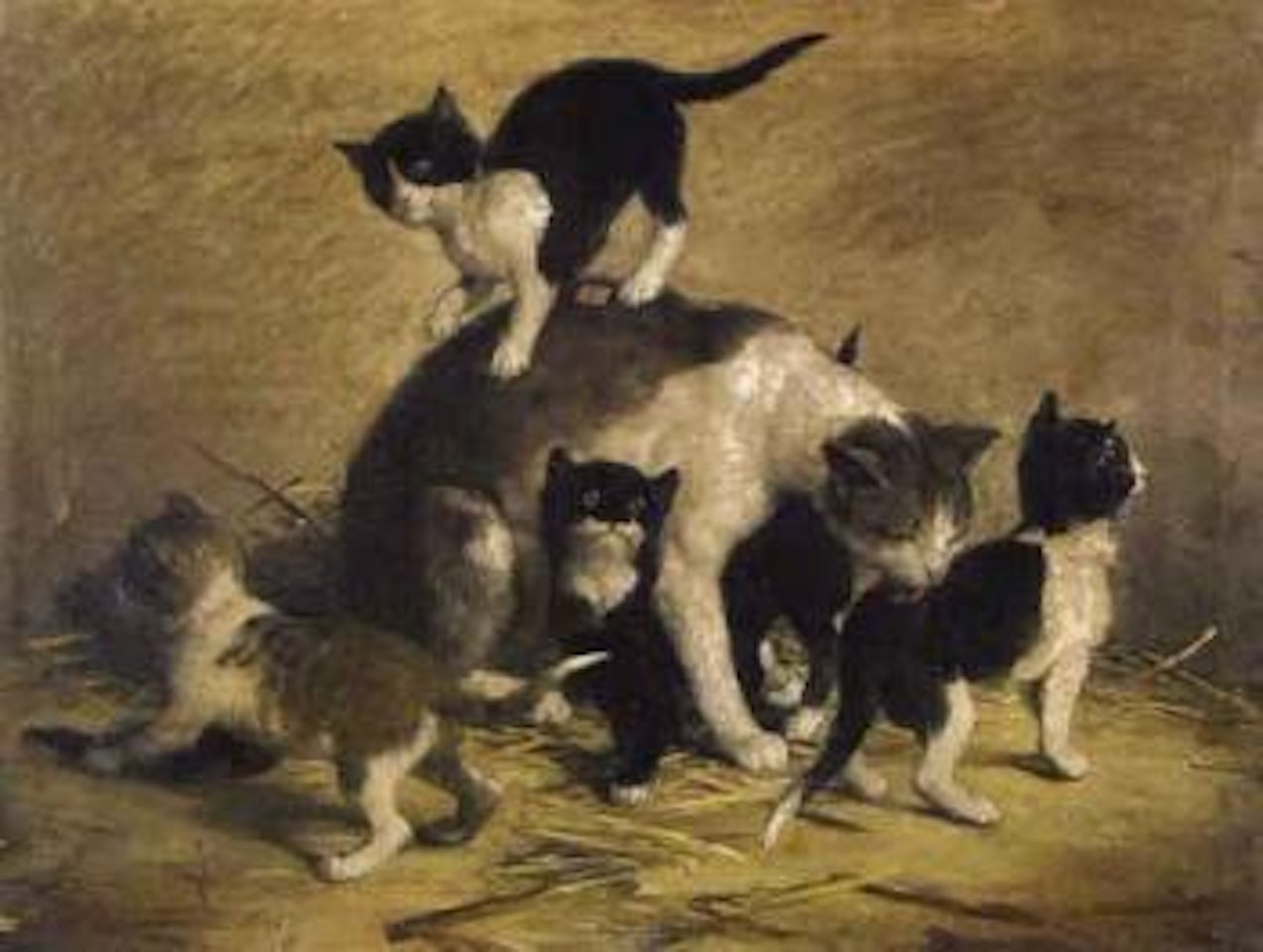 Giocando con la mamma by Angelo Inganni