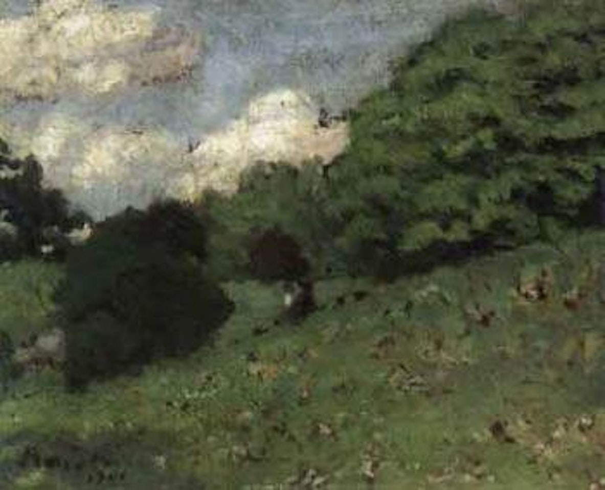Dans un champ by József Rippl-Rónai