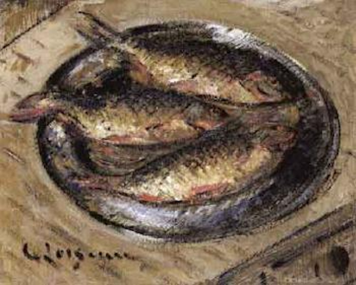 Nature morte aux poissons, gardons by Gustave Loiseau