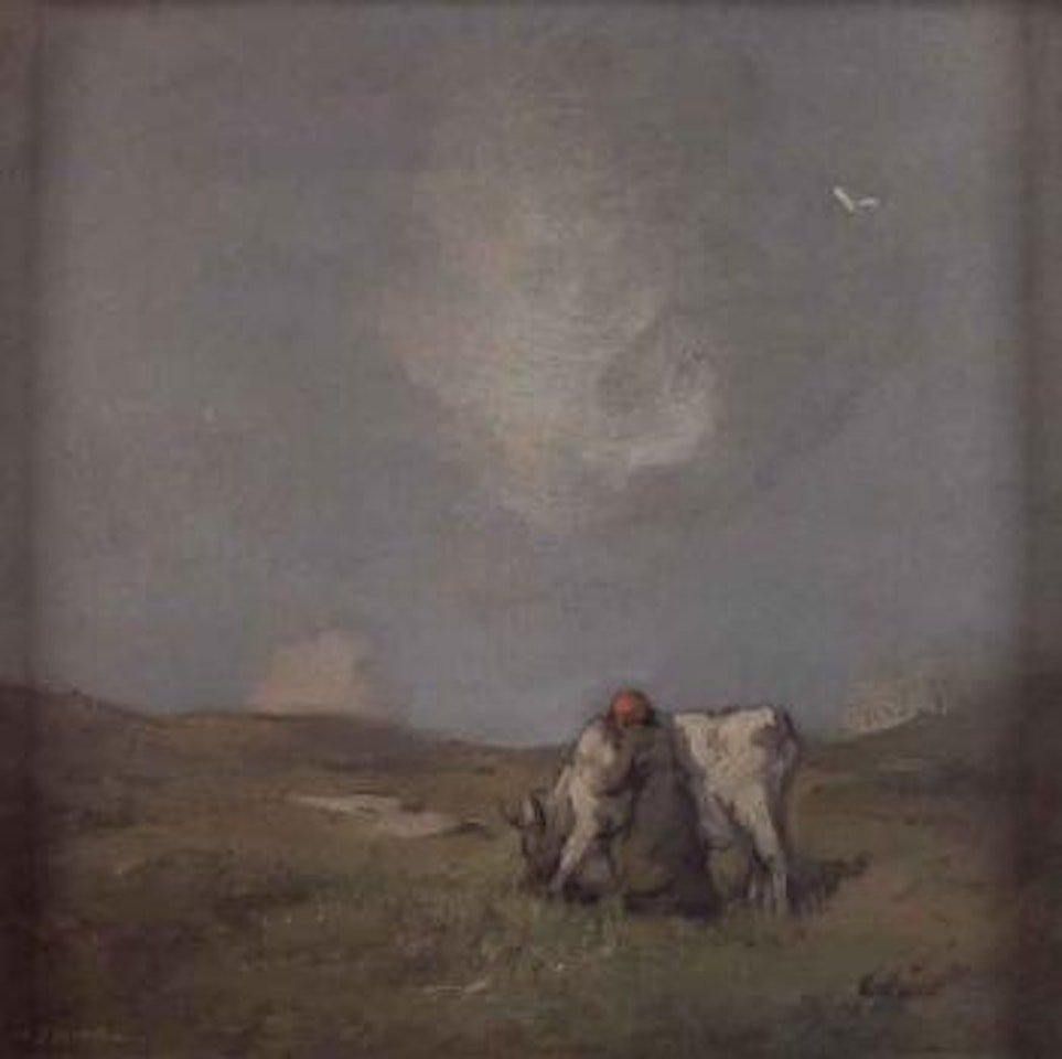 The milkmaid by Samuel John Peploe