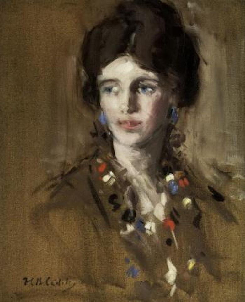 Portrait of a young lady by Francis Campbell Boileau Cadell