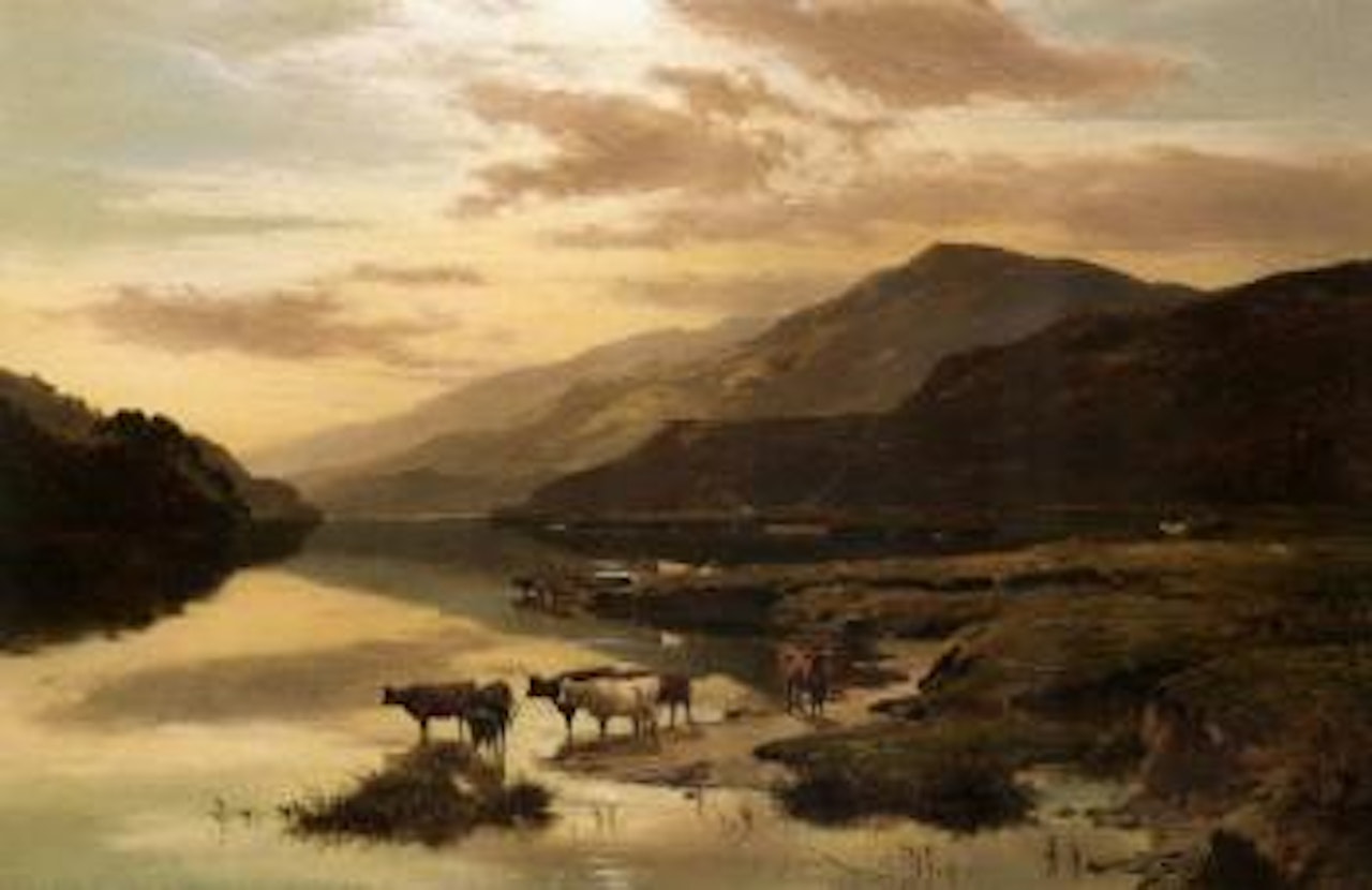 Penmaen Pool, near Dolgelly by Sidney Richard Percy