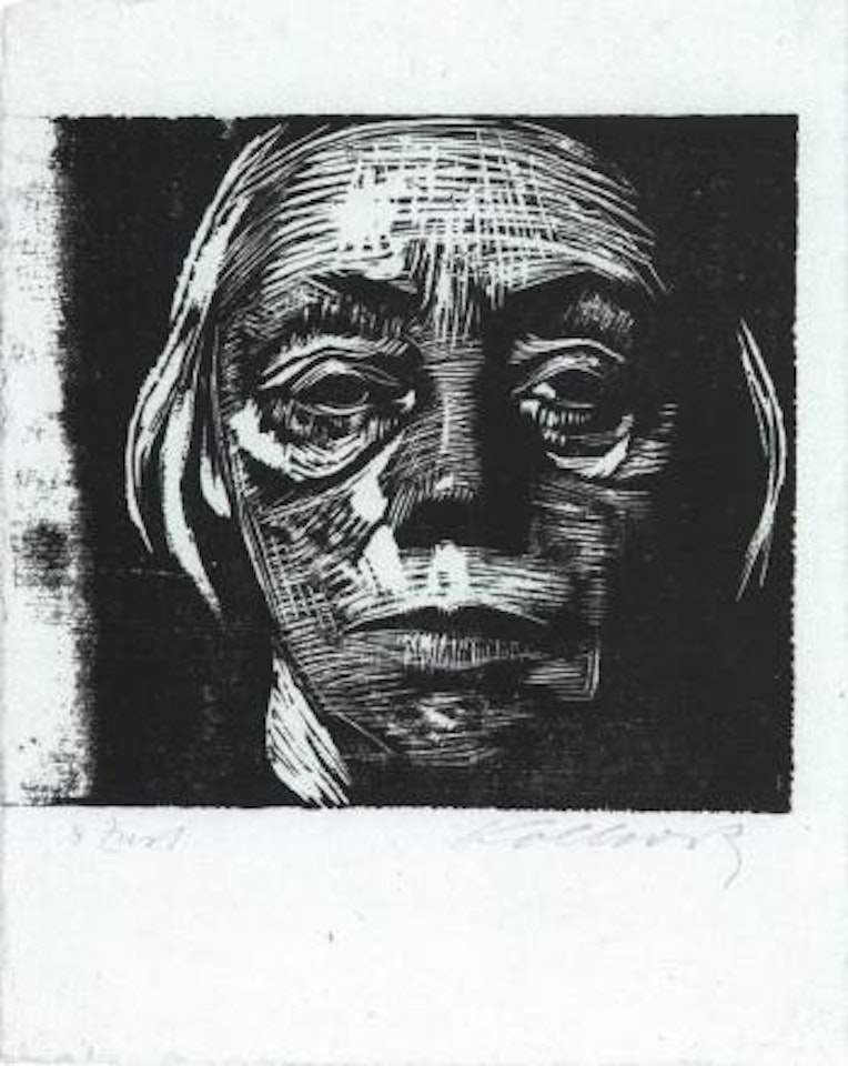 Self portrait by Kathe Kollwitz