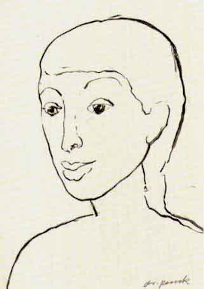 Woman's head by A.R. Penck