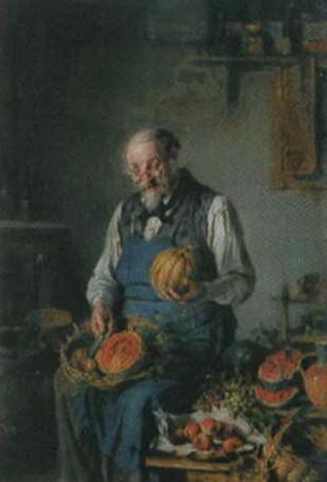 Fruit seller by Hermann Kern