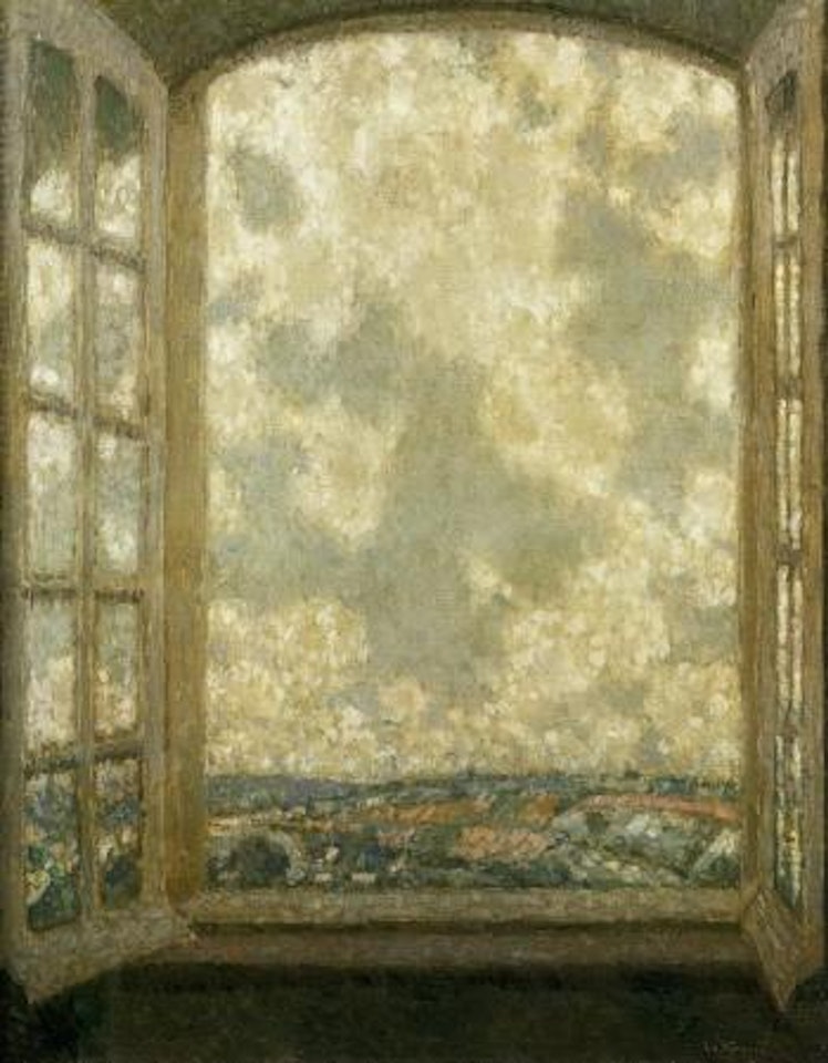 Fenetre sur le ciel, Gerberoy by Henri Le Sidaner
