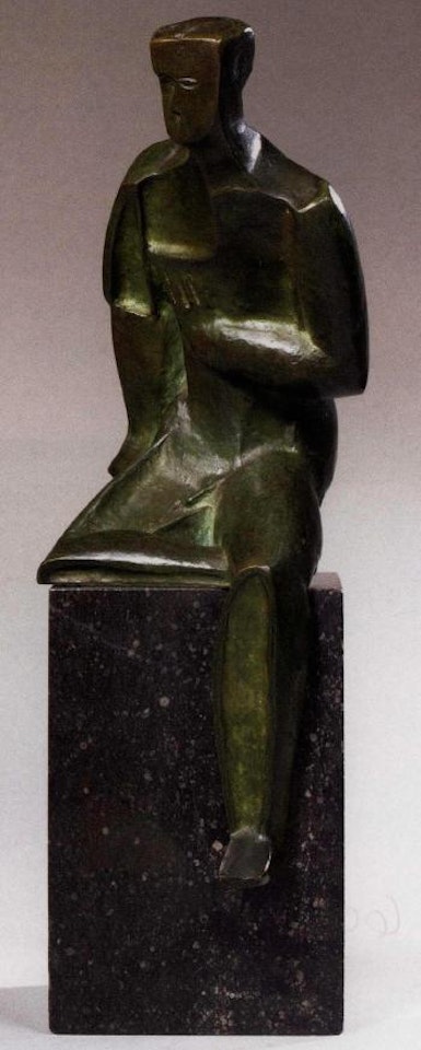Homme assis by Ossip Zadkine