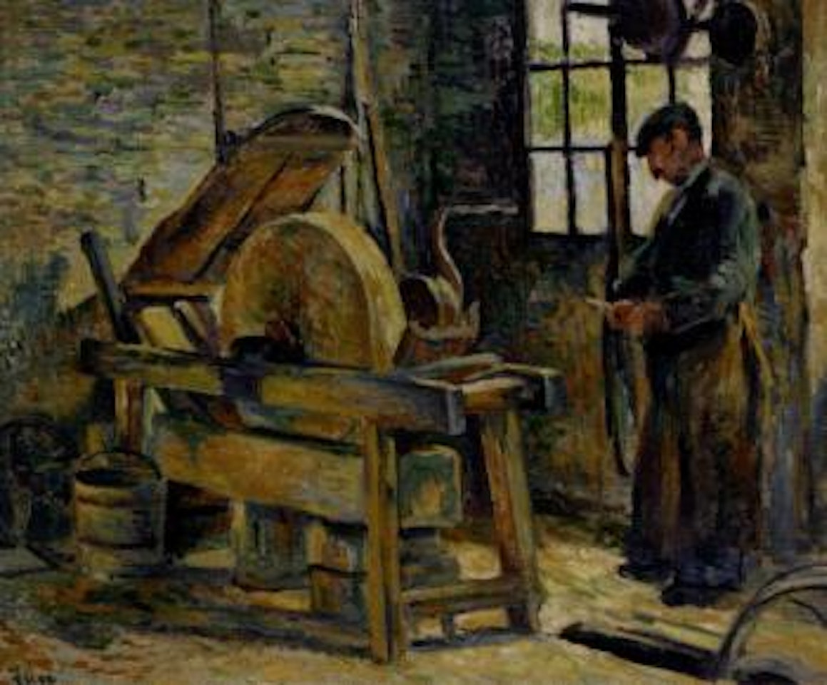 Le remouleur by Maximilien Luce