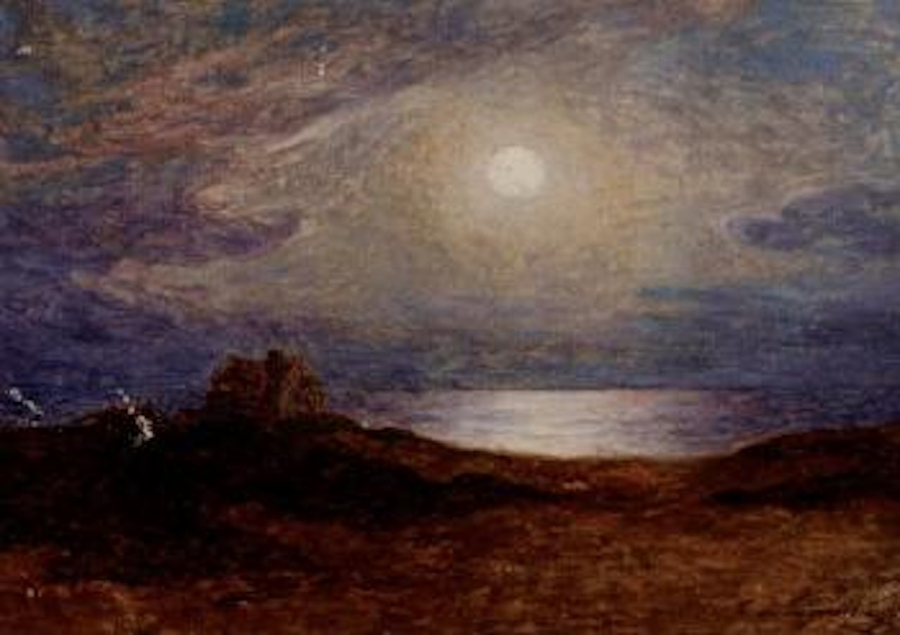 Clair de lune sur la cote de Croisic by Ferdinand du Puigaudeau