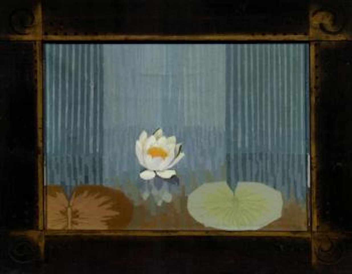Waterlily in a pond by Dirk Smoorenberg