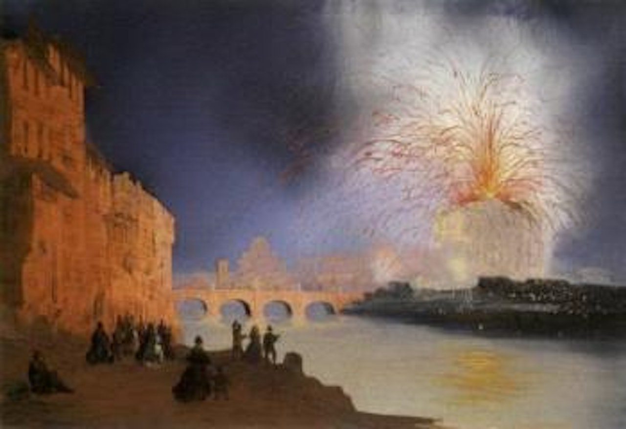 Roma, fuochi d'artificio a Castel S.Angelo by Carlo Bossoli