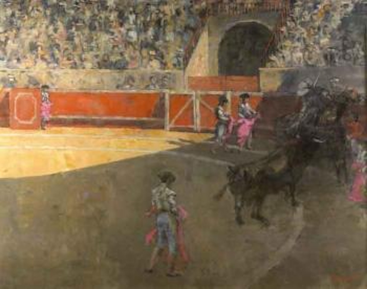 Bull fight by Armando Morales