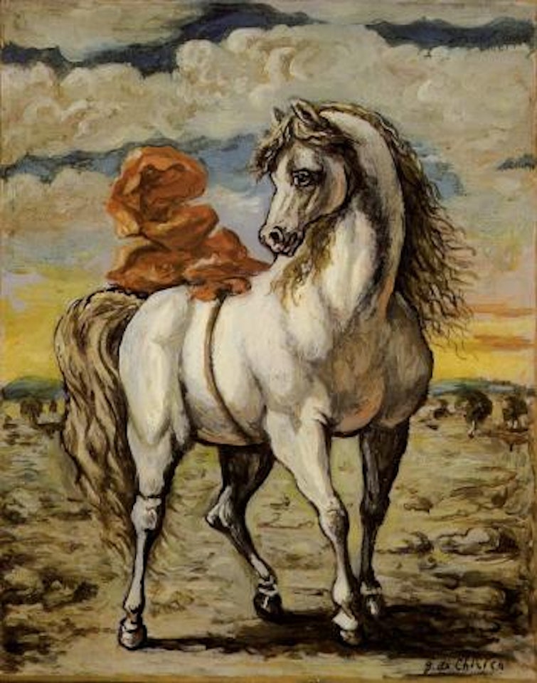 Il cavallo solitario by Giorgio de Chirico