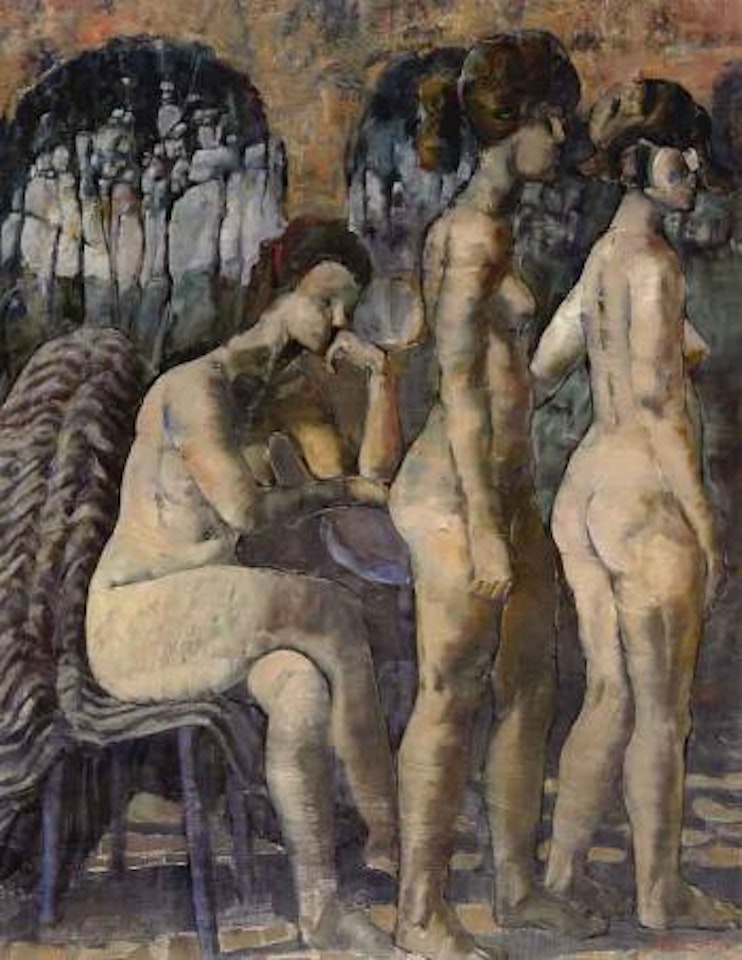 Madre y sus dos hijas by Armando Morales