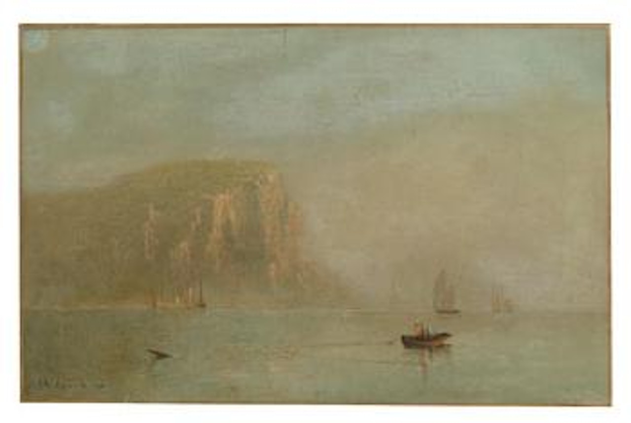 Italian coastal scene by Sanford Robinson Gifford