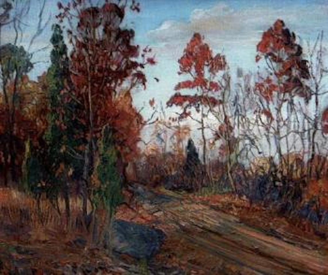 Bucks County autumn by Walter Emerson Baum