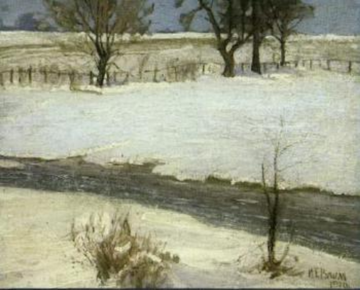 Winter brook by Walter Emerson Baum