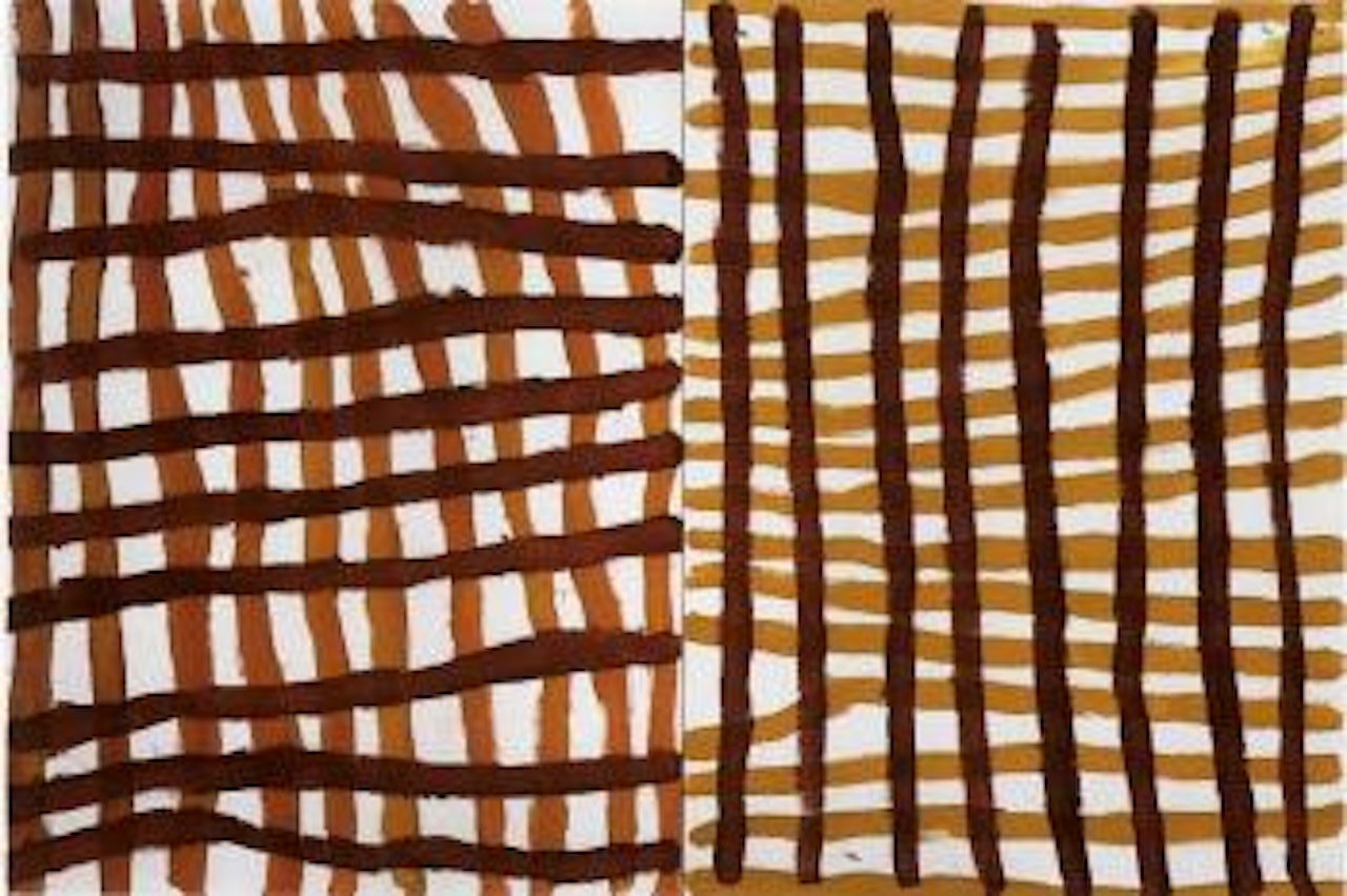Untitled, body paint by Emily Kame Kngwarreye
