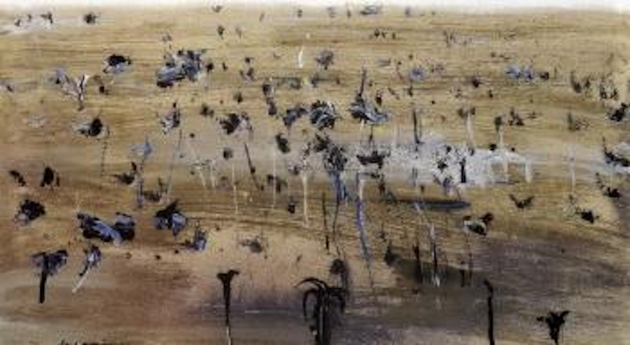 Landscape, Bushfire series by Frederick Ronald Williams