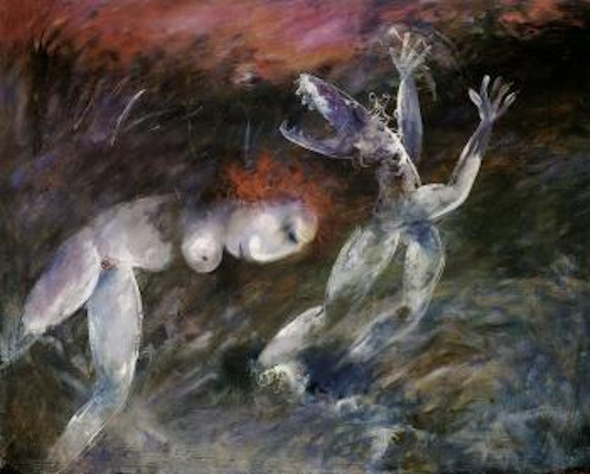 Nude with beast IV, Diana and Actaeon II by Arthur Merric Bloomfield Boyd