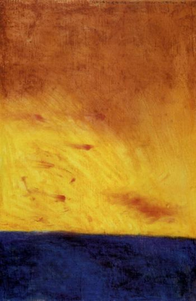 View from the top of the cliff Muriwai, no 3 by Colin Mccahon