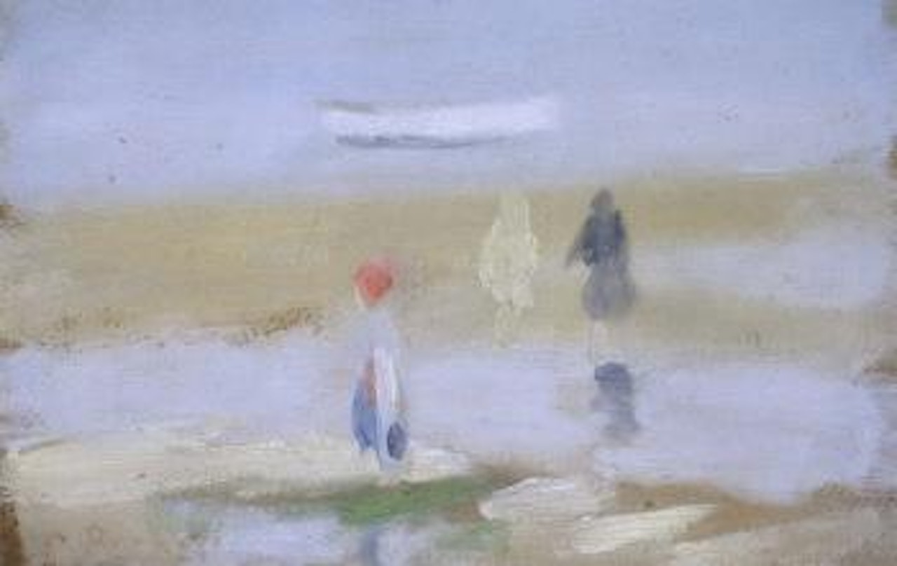 Beach scene by Clarice Beckett