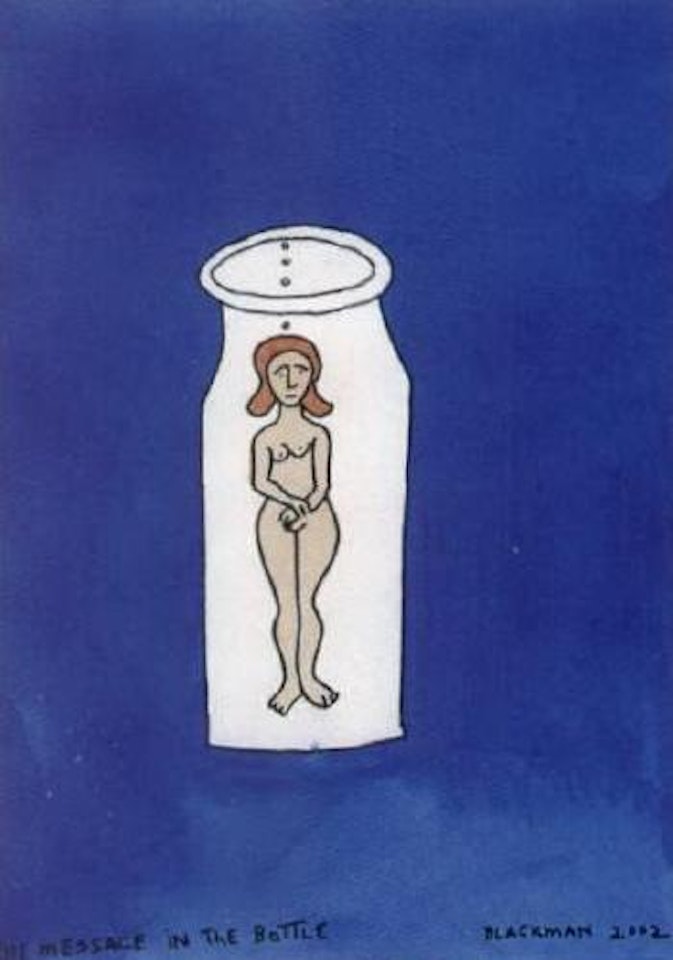 Message in the bottle by Charles Blackman